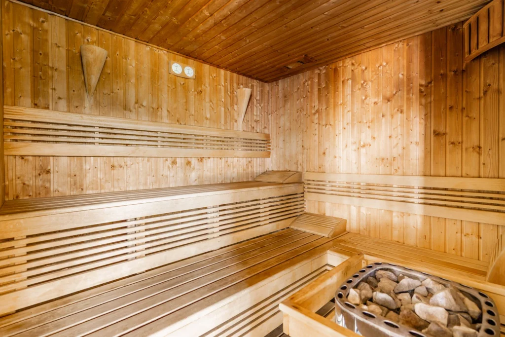 Sauna w strefie SPA